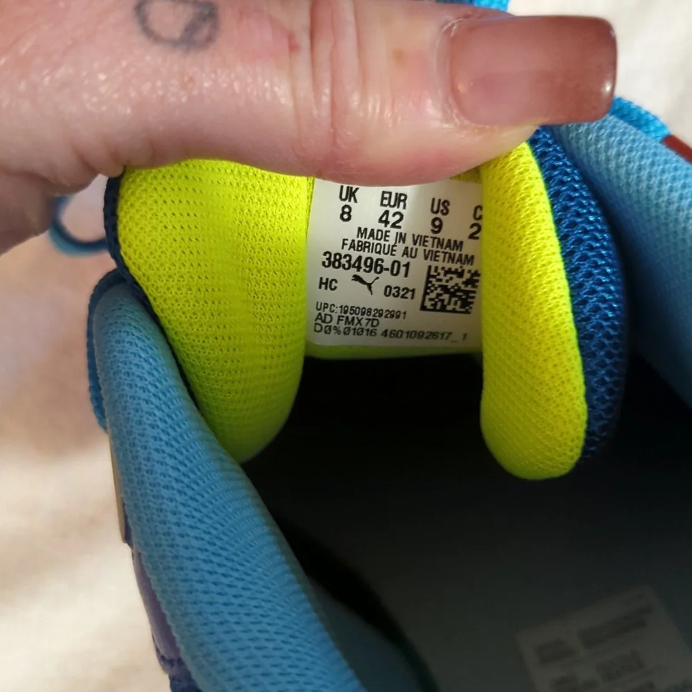 NWOT Puma Mirage Tech Raceway Jr Size 8 - Picture 9 of 10